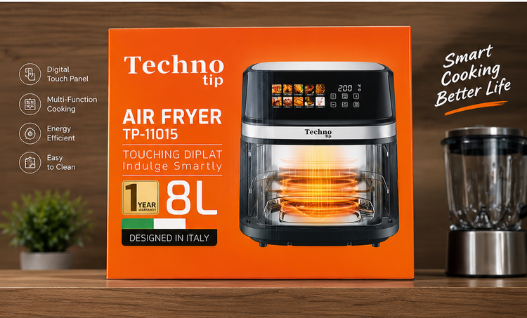 سرخ کن بدون روغن تکنو تیپ 8 لیتری مدل TP-11015