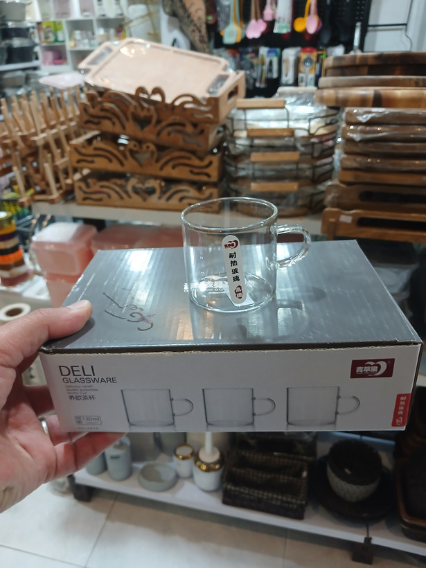 لیوان گرد دلی لیوان پیرکس ۱۳۰ میل Deli